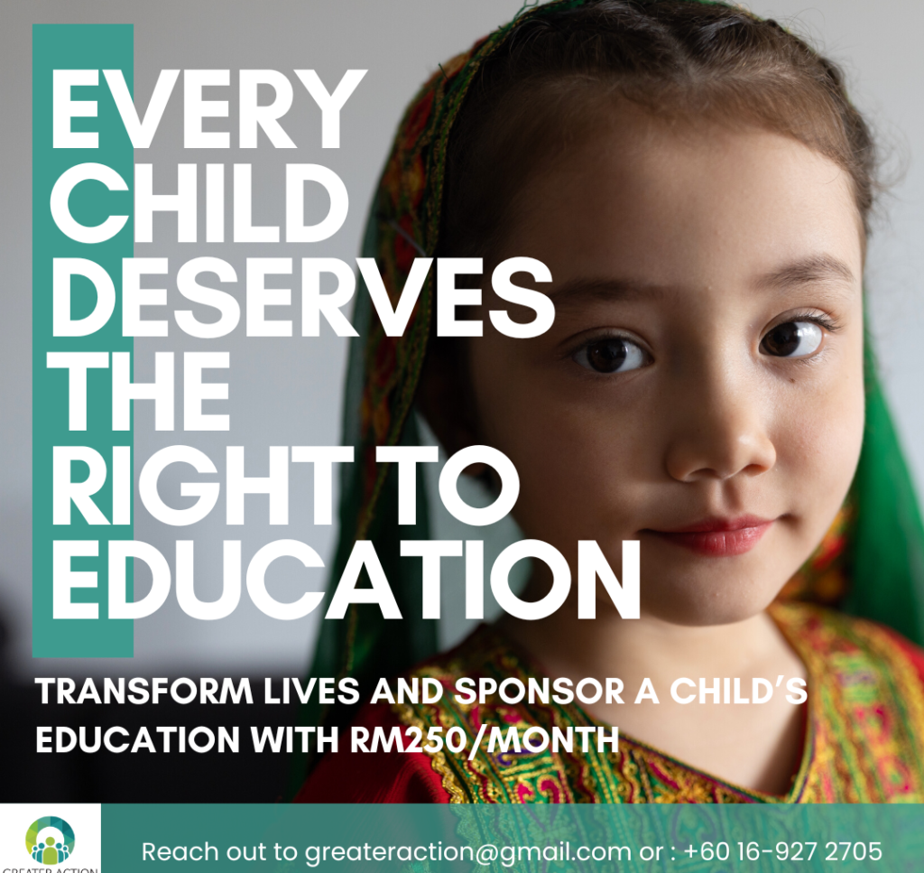 Sponsor a Child's Education with Greater Action