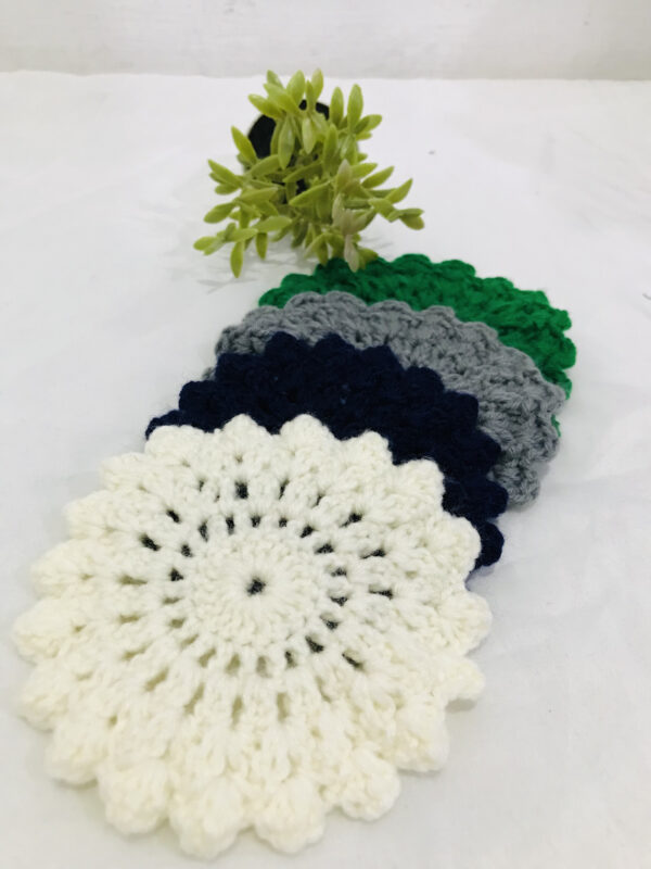 Crochet coasters