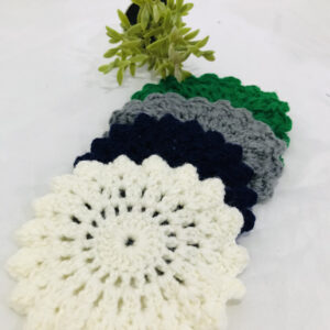 Crochet coasters