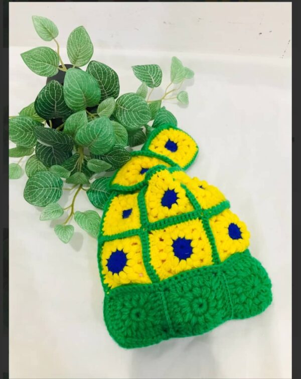 Crochet Japanese wrist bag